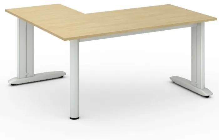 Kancelársky stôl PRIMO FLEXIBLE L 1600 x 1400 mm, breza