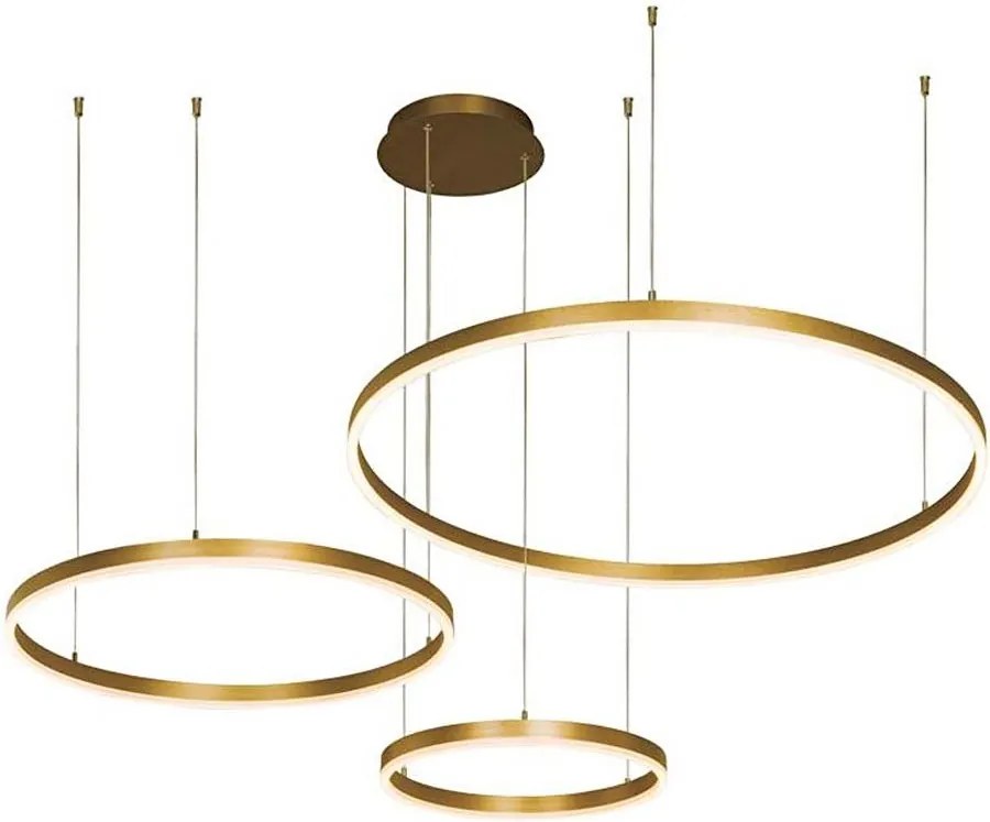 Zambelis 1956 - LED Luster na lanku LED/136W/230V zlatá