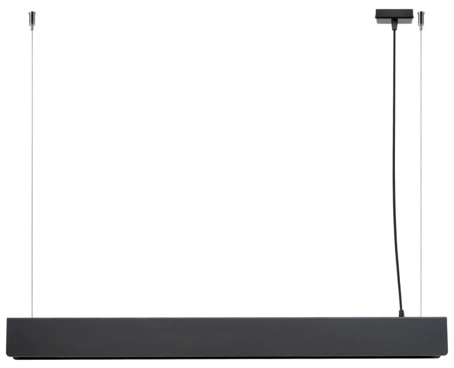 Sollux SL.1395 - LED Luster na lanku SPARK 1xG13/8,5W/230V čierna