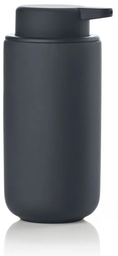 Čierny nástenný kameninový dávkovač mydla 450 ml Ume - Zone