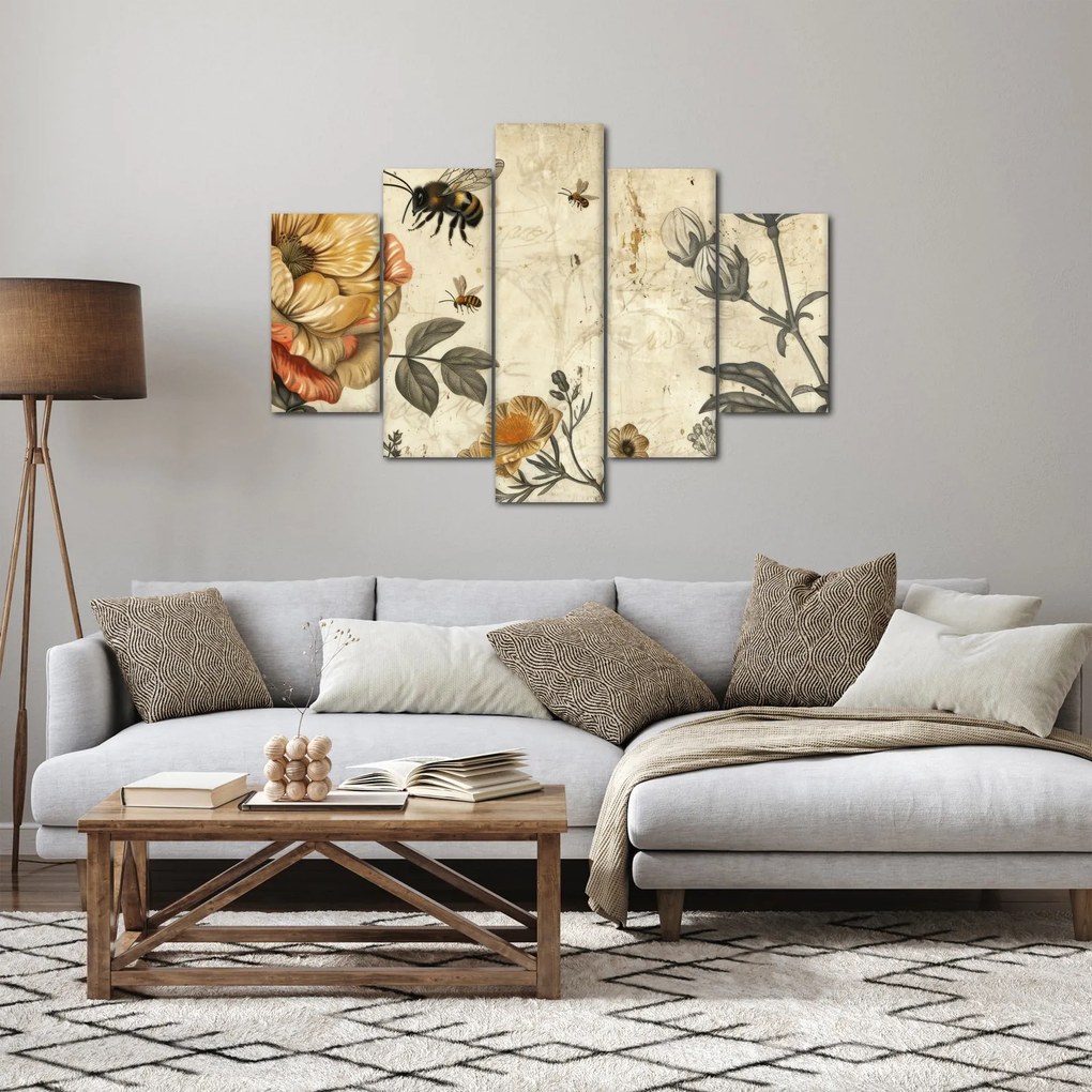 Obraz - Včelia lúka (150x105 cm)