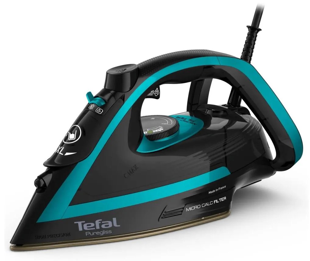 Tefal - Naparovacia žehlička PUREGLISS 3000W/230V tyrkysová/čierna