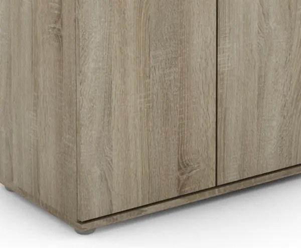 Šatníková skriňa s výsuvnou tyčou Nitro, dub Sonoma