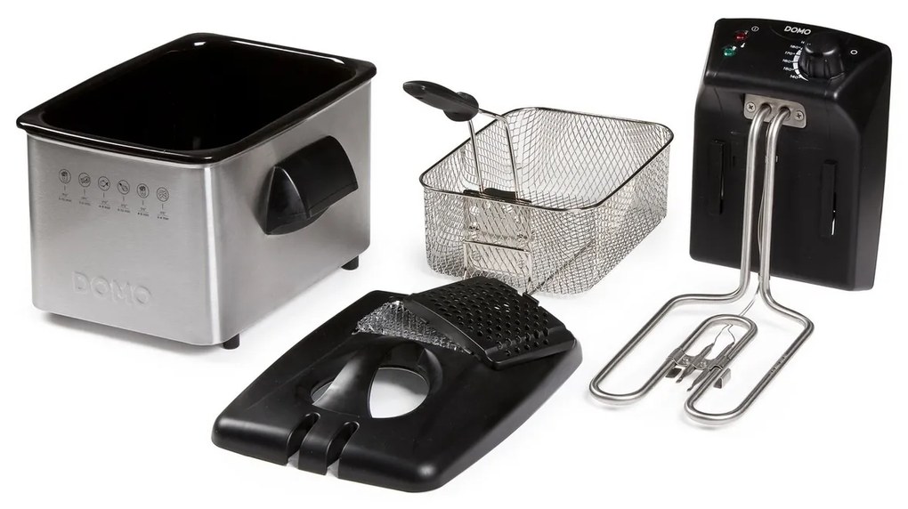 DOMO DO464FR nehrdzavejúca fritéza, 3 l, 3 l