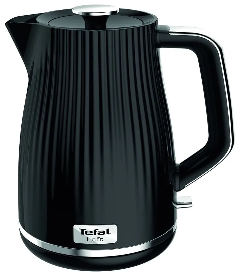 Čierna rýchlovarná kanvica 1,7 l Loft KO250830 – Tefal