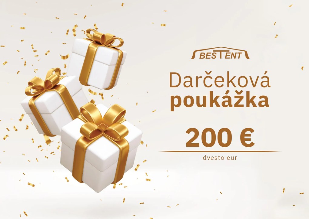 Bestent Darčeková poukážka vo výške 200€