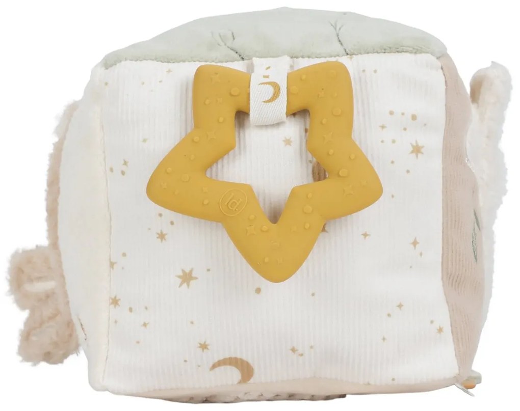 Kocka textilná s aktivitami Newborn Naturals