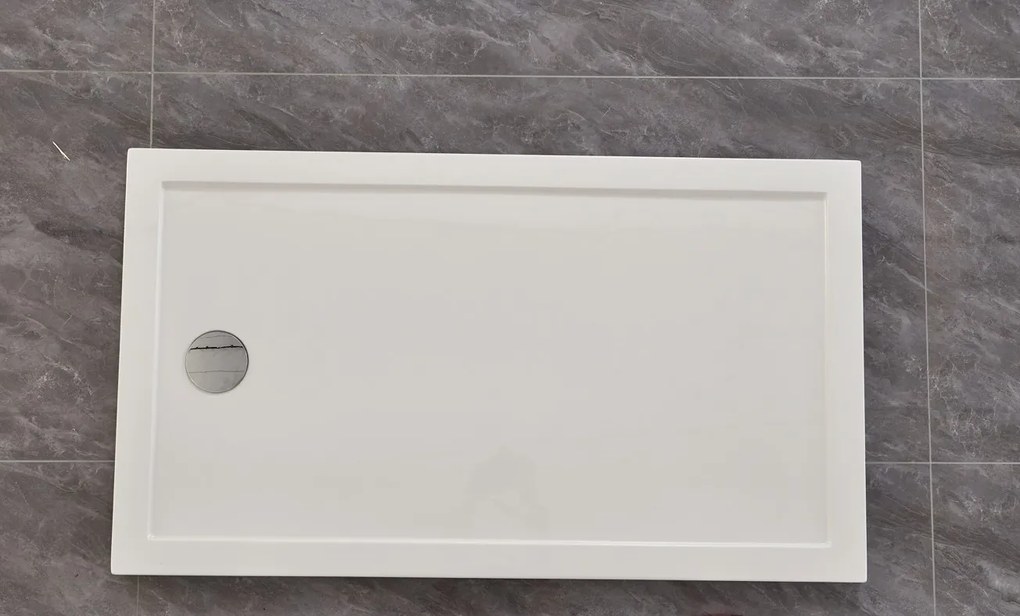 Erga Laos, obdĺžniková sprchová vanička 140x70x5cm, akrylát, biela lesklá, ERG-V06-ACR-7014S-WH-CR