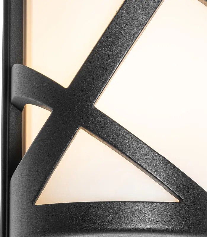 Moderná vonkajšia nástenná lampa čierna IP44 - Suzie