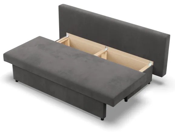 Pohovka NOLA rozkladacia, sivá