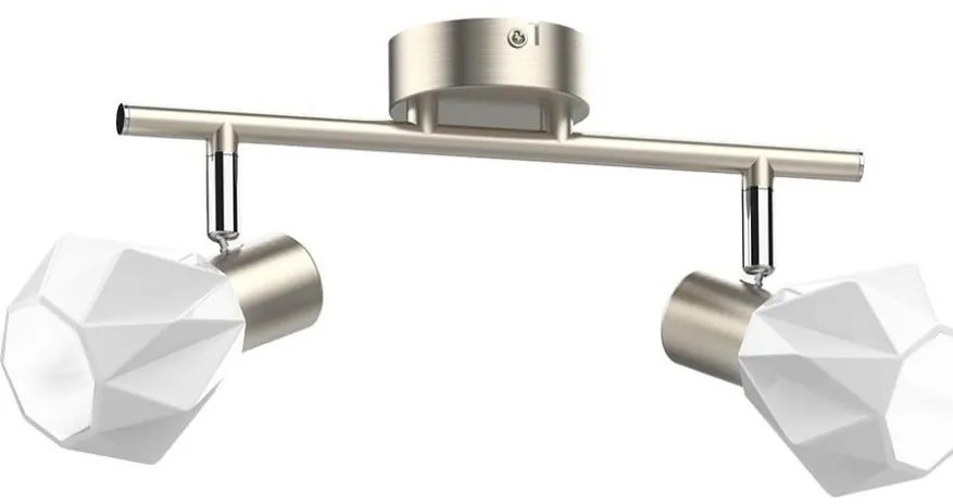 Prezent 27510 - Bodové svietidlo METIS 2xE14/40W/230V matný chróm