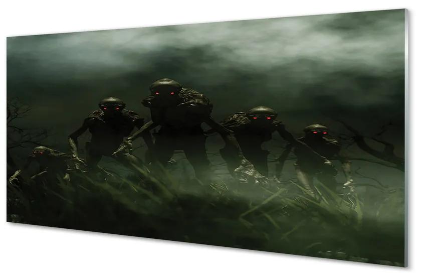 Obraz plexi Zombie mraky 125x50 cm