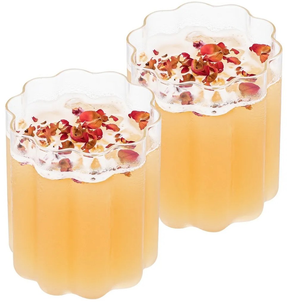 4Home Súprava pohárov Florette 400 ml, 2 ks