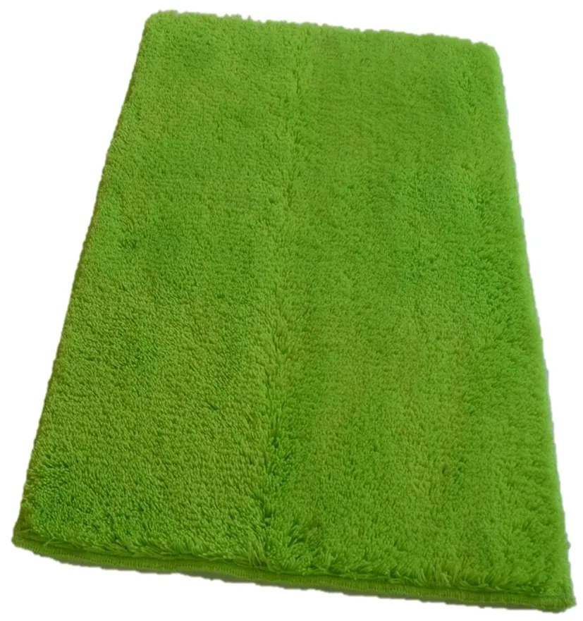 ROUTNER Kúpeľňová predložka UNI COLOR Zelená neon 20120 - Zelená neon / 50 x 80 cm 20120