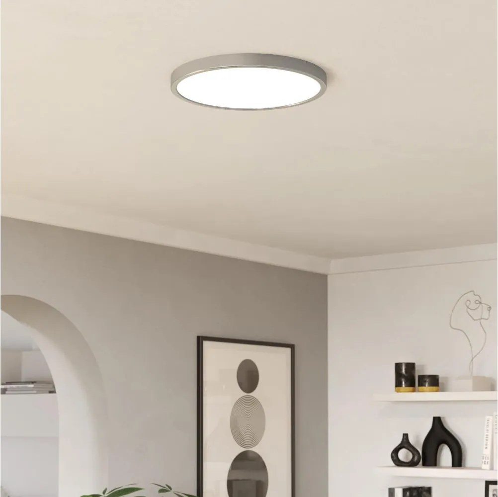 Eglo 901318 - LED stropné svietidlo FUEVA LED/17W/230V 2700/4000/6500K priemer 38,9 cm chróm