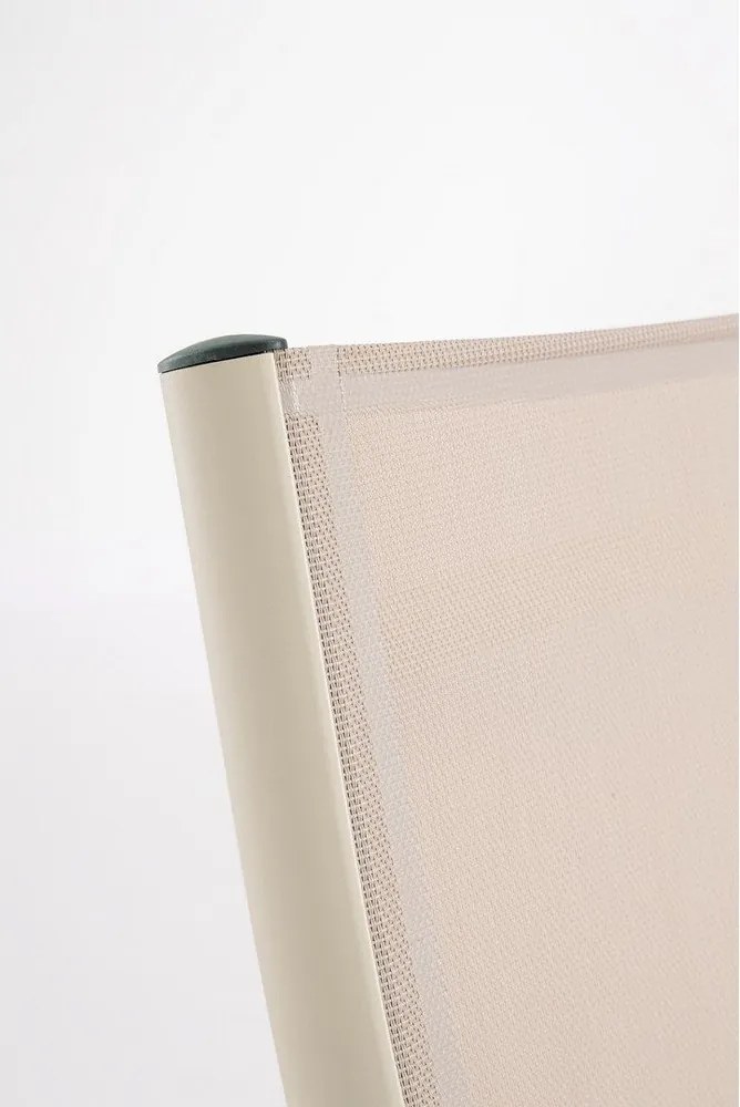 Béžové kovové záhradné ležadlo Taylor – Bizzotto