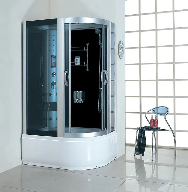 BPS-koupelny Hydromasážny box HYD-Victor 120 P, 120x85 pravý bez sauny