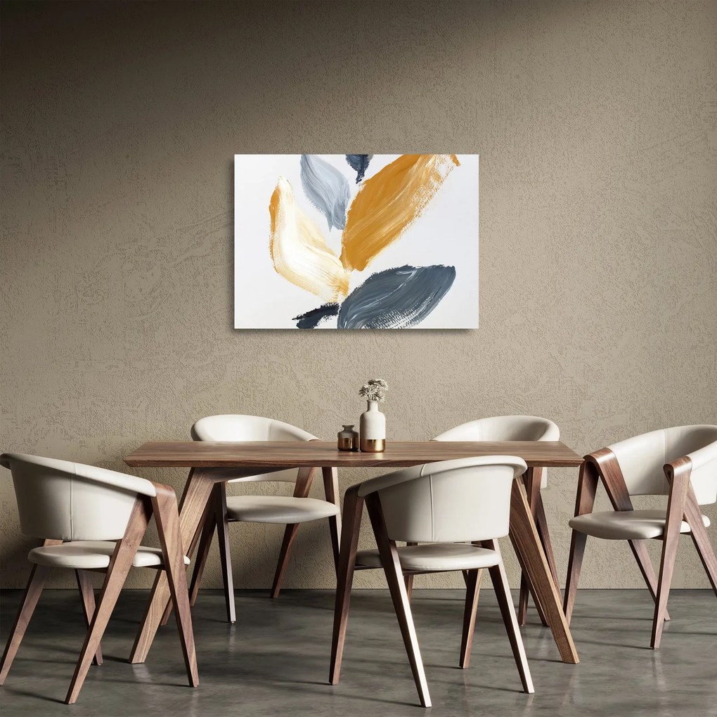 Sklenený obraz - Minimalistická maľba (70x50 cm)