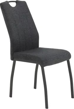 Jedálenská  stolička Elif, antracitová látka%