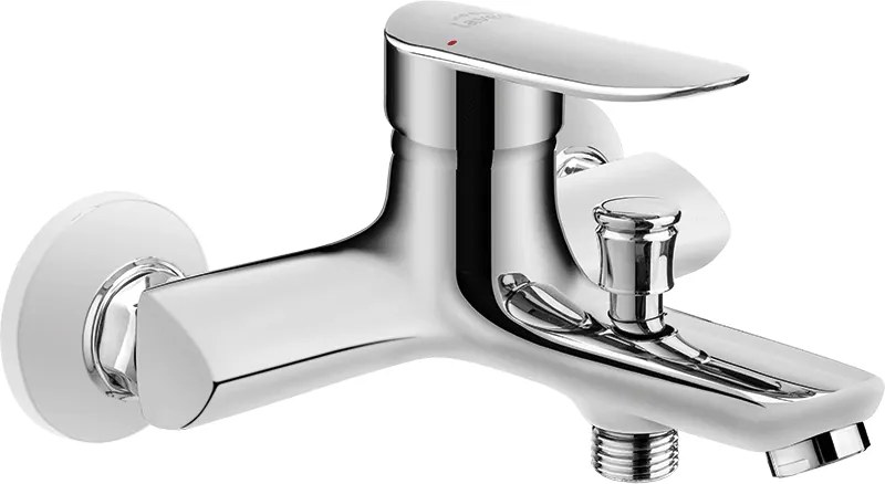 Laveo Appia, nástenná vaňová batéria, 150mm, chrómová, LAV-BLP_010D