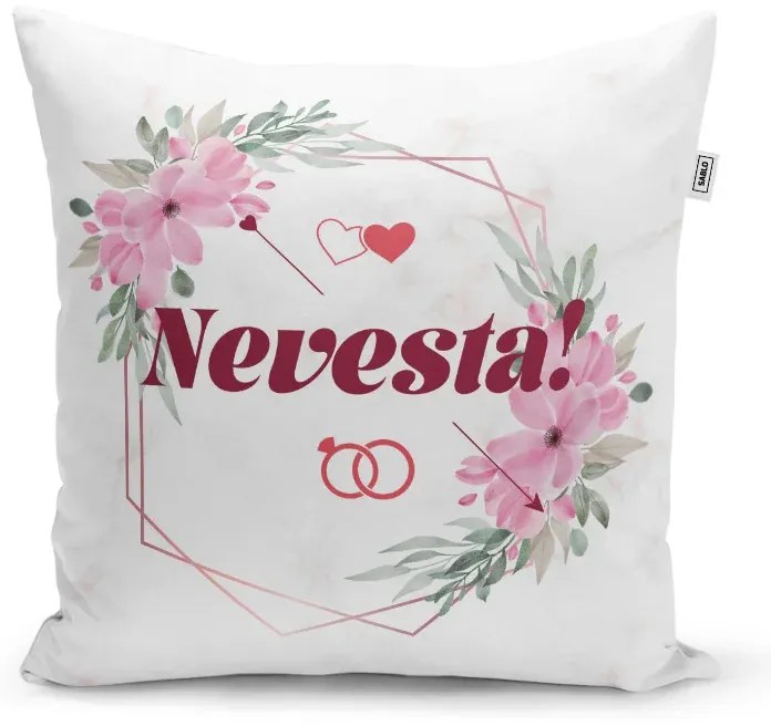 Sablio Vankúš Nevesta!: 40x40 cm