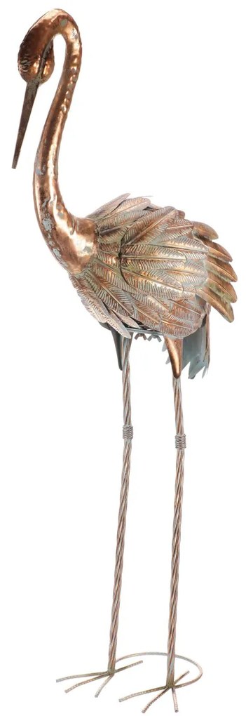 Kovová zahradná dekorácia - volavka 112cm