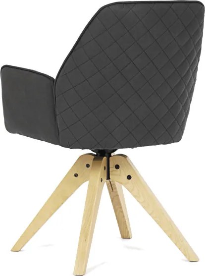 Jedálenská stolička čierna HC-539 BK3