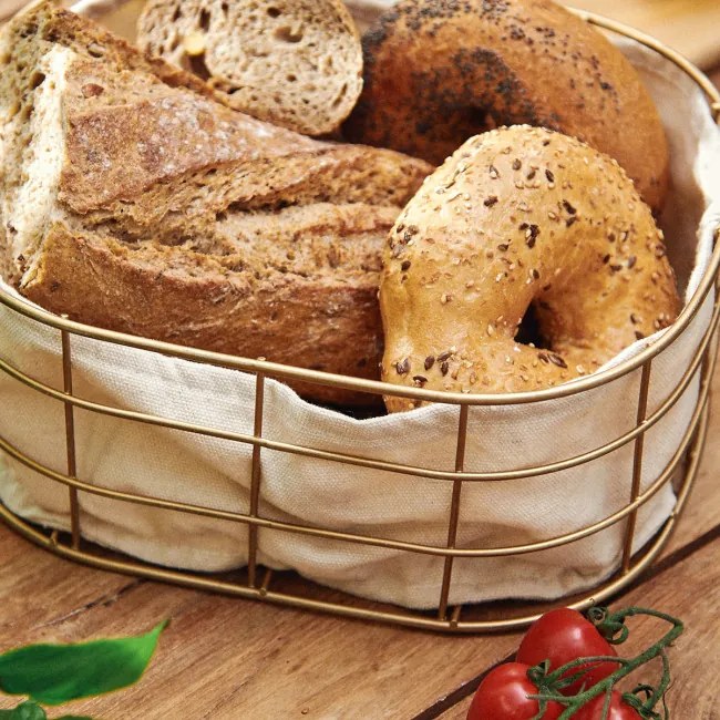 Košík DUNCAN zlatý 810256