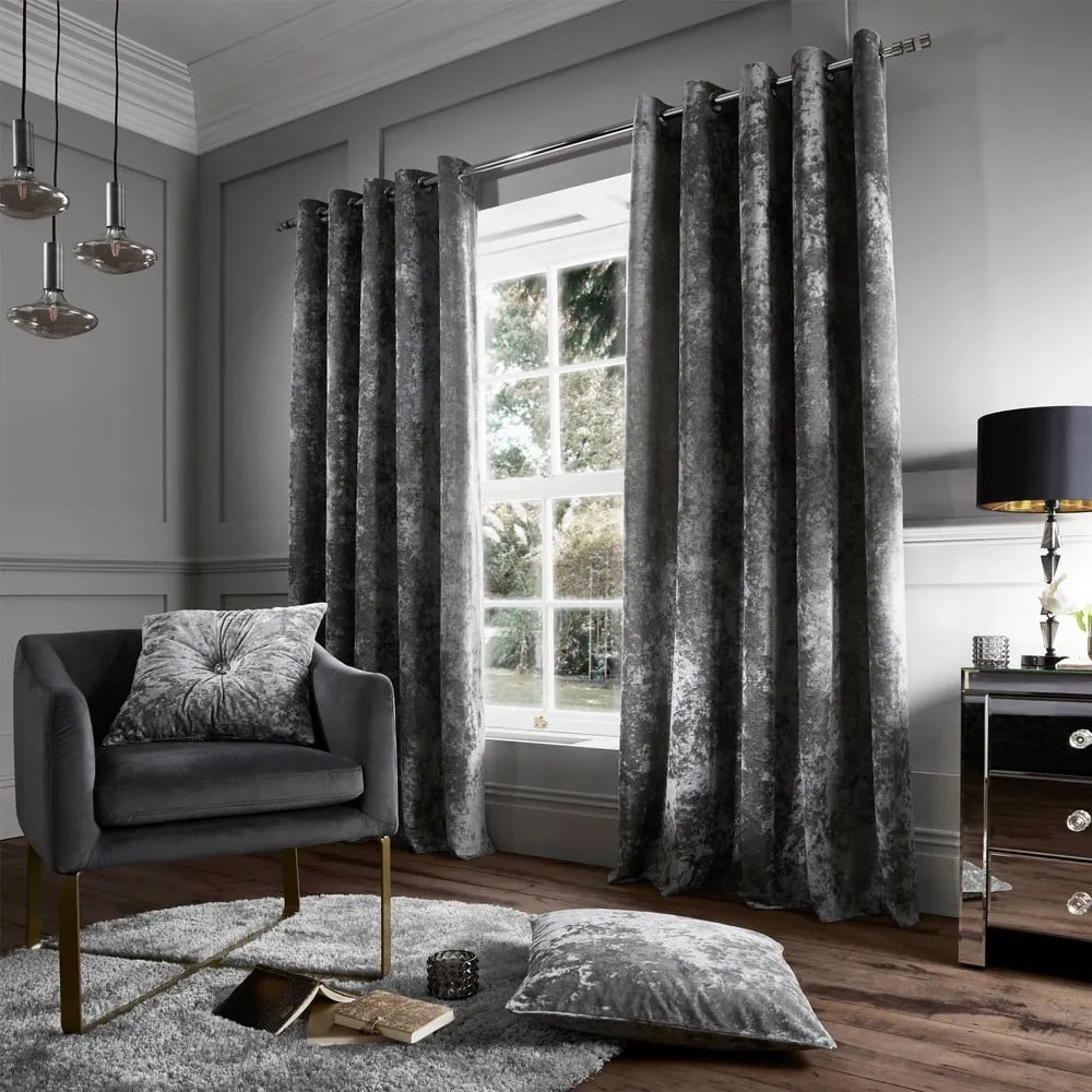 Dekoračný vankúš 45x45 cm Crushed Velvet Diamante – Catherine Lansfield