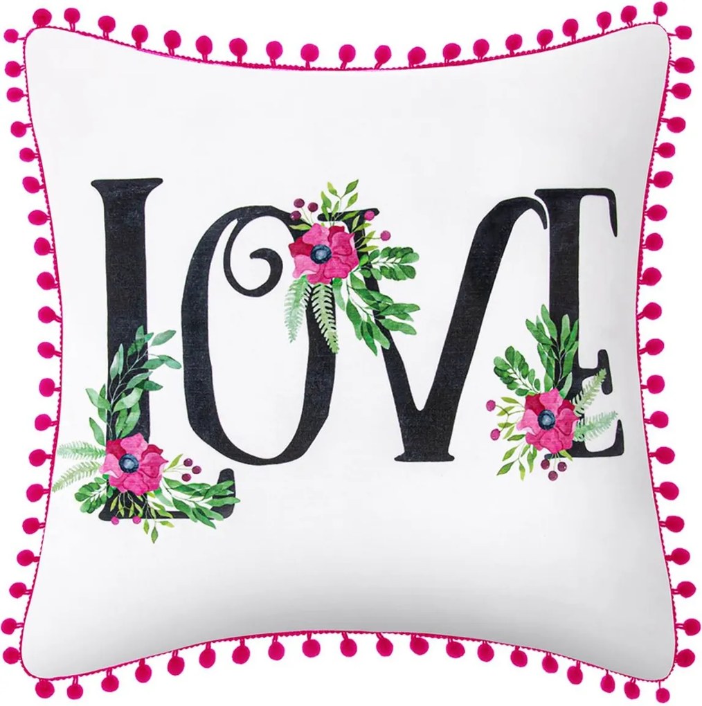 Obliečka na vankúš LOVE 45x45 cm