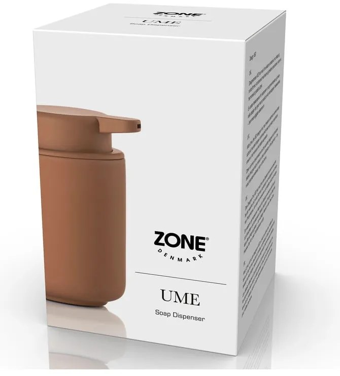 Oranžový kameninový dávkovač mydla 250 ml Ume – Zone