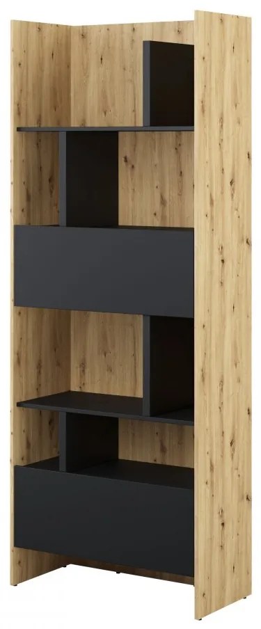 Regál Bed-Concept BC-22, Farby: biela / dub artisan