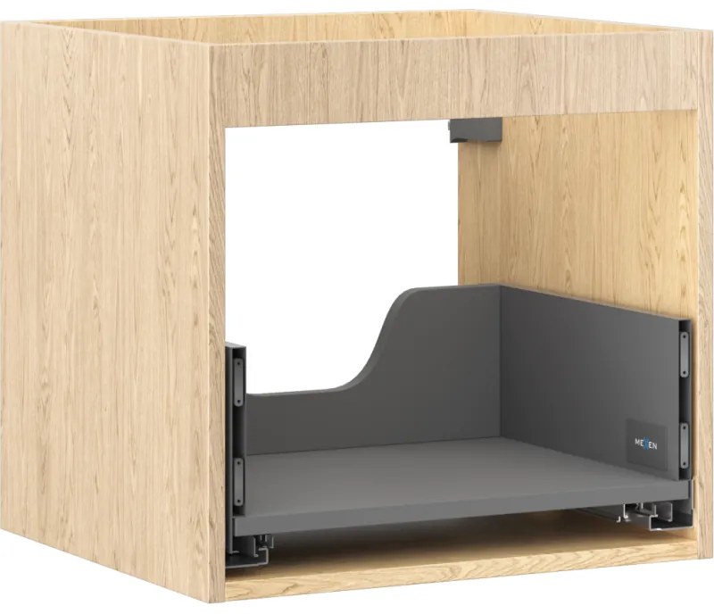 Mexen Box-A, závesná skrinka 50 cm, 1 zásuvka, dub, 91AX0-0500-470-1-81