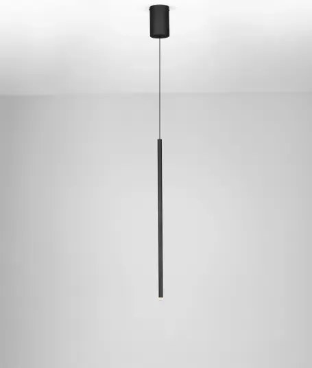 Minimalisticky luster na lanku Stilvi Čierna