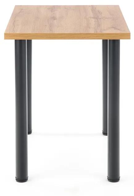 Jedálenský stôl Modex 2 90 - dub wotan / čierna