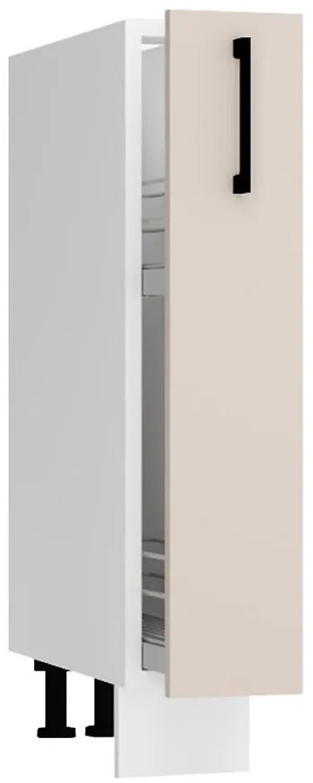 Kuchynská skrinka Max D15 Cargo + kôš   svetlobéžová