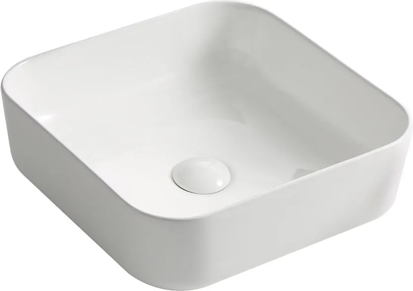 BPS-koupelny Doskové keramické umývadlo Tona 38 (38x38 cm)