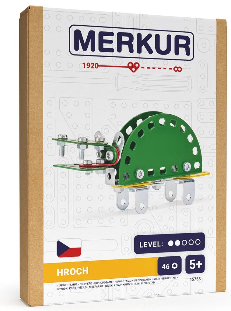 Merkur mini ZOO - hroch - 46 ks