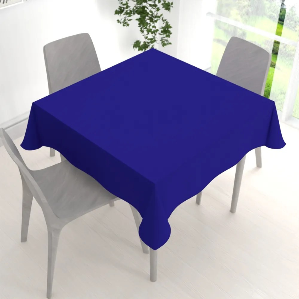 Biante Dekoračný štvorcový obrus Rongo RG-078 Kráľovská modrá 80x80 cm