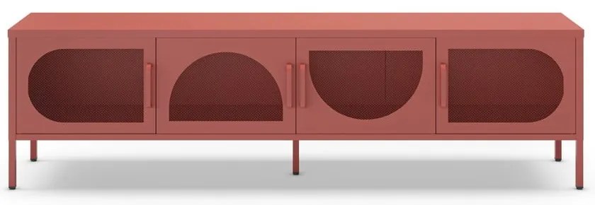 TV stolík v tehlovej farbe 180x50 cm Tayra – Marckeric