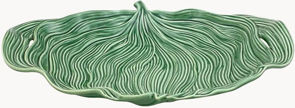 Ručne maľovaná servírovacia miska Leaf