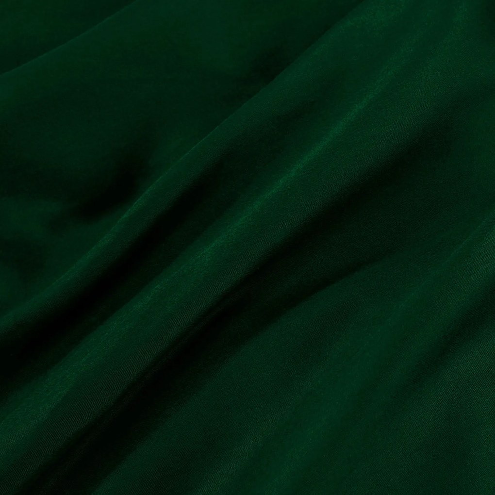 SATÉNOVÉ OBLIEČKY SATINLOVE CLASSIC 140X200 CM, 1KS 70X80 CM TMAVOZELENÉ