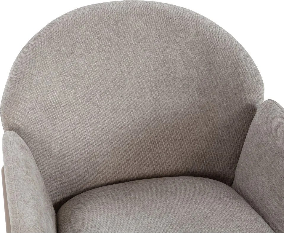 Béžové čalúnené jedálenské kreslá v súprave 2 ks Aslin – MOME