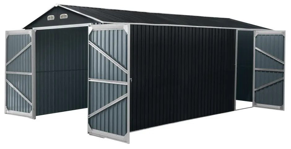 Záhradný domček / garáž AVENBERG 6.02 x 3 m ANTRACIT CG-K2010-B