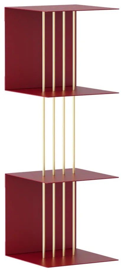 Červená kovová polica Teaser – UMAGE