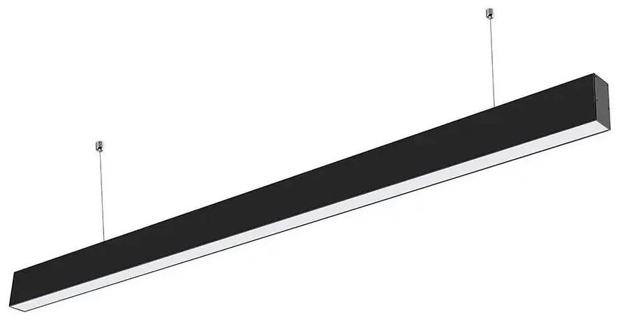 V-Tac LED Luster na lanku SAMSUNG CHIP LED/40W/230V 6400K čierna VT0792