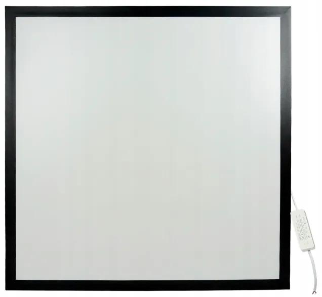 BERGE LED panel povrchový čierny - 60x60 - 60W - neutrálna biela