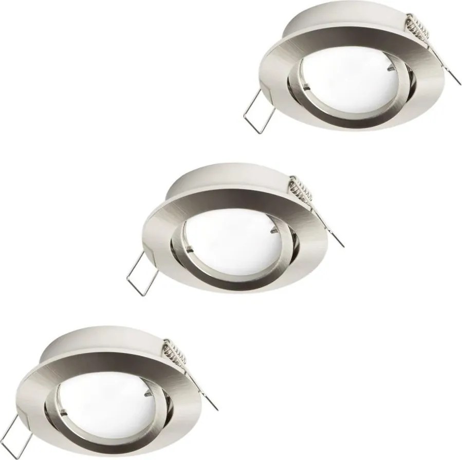 Eglo 31692 - SADA 3x LED podhľadových svietidiel TEDO 1xGU10/5W/230V
