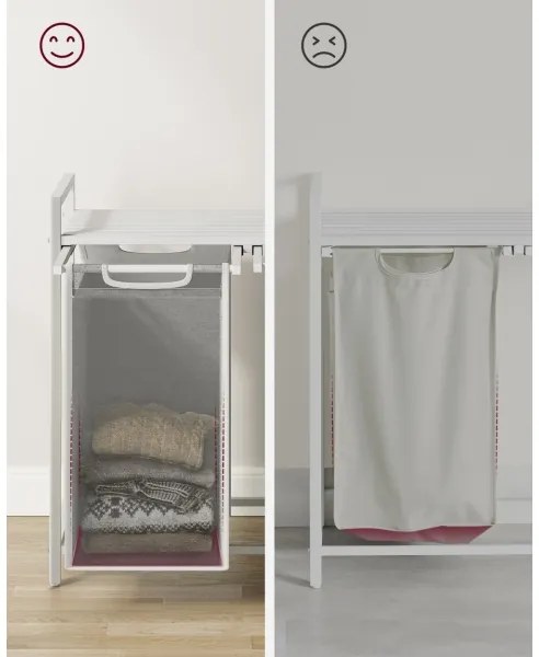 Kôš na prádlo REX biely