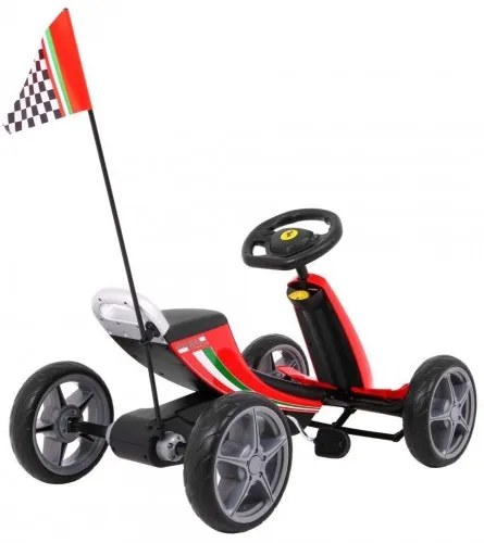 RAMIZ Detská kára Ferrari 8931 - červená